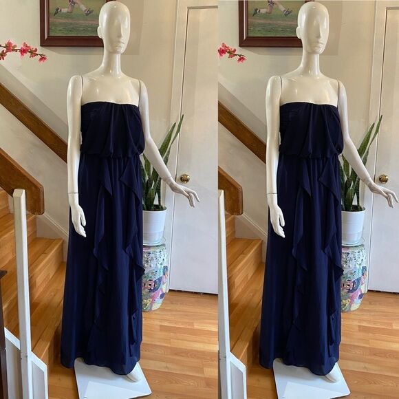 New BHLDN Cove dress navy - Picture 2 of 4
